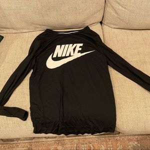 Nike long sleeve shirt black